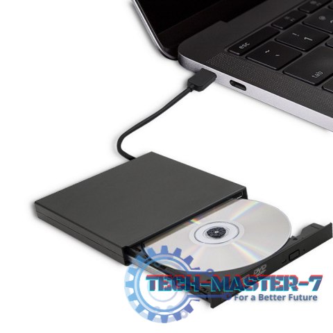 Nagrywarka DVD-RW zewnętrzna | USB 2.0 | Czarna Nagrywarka DVD-RW zewnętrzna | USB 2.0 | Czarna