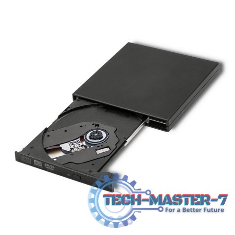 Nagrywarka DVD-RW zewnętrzna | USB 2.0 | Czarna Nagrywarka DVD-RW zewnętrzna | USB 2.0 | Czarna