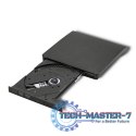 Nagrywarka DVD-RW zewnętrzna | USB 3.0 | Czarna