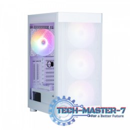 Obudowa I4 TG ATX Mid Tower 4 fans RGB Biała