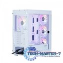 Obudowa I4 TG ATX Mid Tower 4 fans RGB Biała