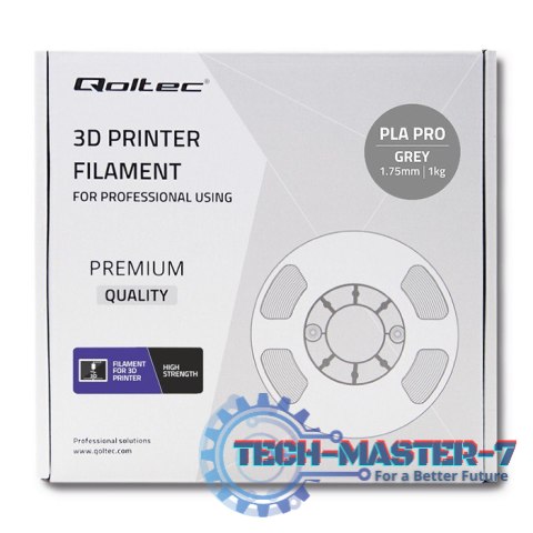 Profesjonalny filament do druku 3D | PLA PRO | 1kg | 1.75mm | Szary Profesjonalny filament do druku 3D | PLA PRO | 1kg | 1.75mm | Szary