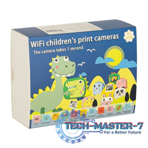Aparat fotograficzny natychmiastowy drukarka termiczna + wkłady karta 32GB panda Aparat fotograficzny natychmiastowy drukarka termiczna + wkłady karta 32GB panda