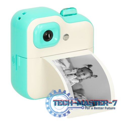 Aparat fotograficzny natychmiastowy drukarka termiczna + wkłady karta 32GB zielony Aparat fotograficzny natychmiastowy drukarka termiczna + wkłady karta 32GB zielony