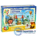 Gra planszowa Poszukiwanie skarbu z Jeżykiem Sprężyny i Drabiny 5+ MULTIGRA