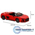 Samochód Rastar 93800 AUDI R8 Spyder 1:14 klocki 1440 el.
