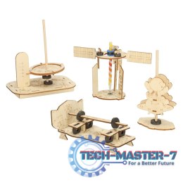 Zestaw edukacyjny do eksperymentów naukowych magnetycznych DIY 4w1