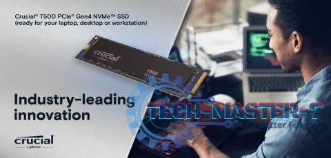 Dysk T500 2TB M.2 NVMe 2280 PCIe40 7400/7000 Radiator Dysk T500 2TB M.2 NVMe 2280 PCIe40 7400/7000 Radiator