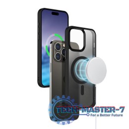 Etui Hybrid Frost MAG Cover iPhone 15 MagSafe Czarne