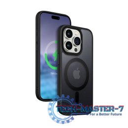 Etui Hybrid Frost MAG Cover iPhone 15 Pro MagSafe Czarne