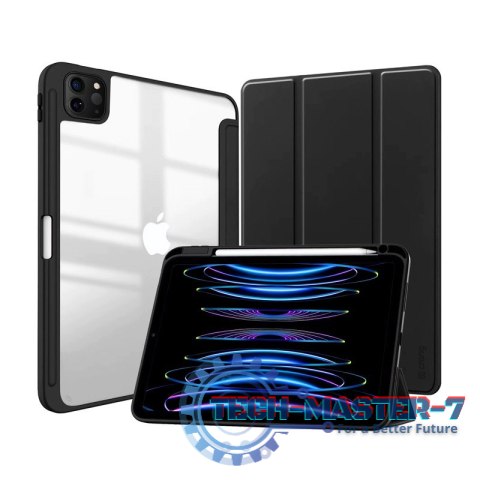 Etui PrimeFolio do iPad Pro 11 (2022-2021) iPad Air 11 M2 (2024) iPad Air 10.9 (5-4 gen.) czarne/przezroczyste Etui PrimeFolio do iPad Pro 11 (2022-2021) iPad Air 11 M2 (2024) iPad Air 10.9 (5-4 gen.) czarne/przezroczyste