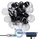 Girlanda solarna ogrodowa 2w1 LED MCE424 7m kule