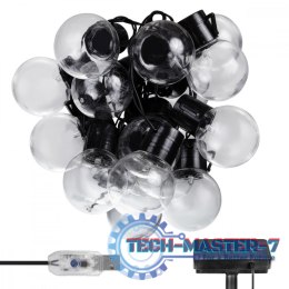Girlanda solarna ogrodowa 2w1 LED MCE424 7m kule