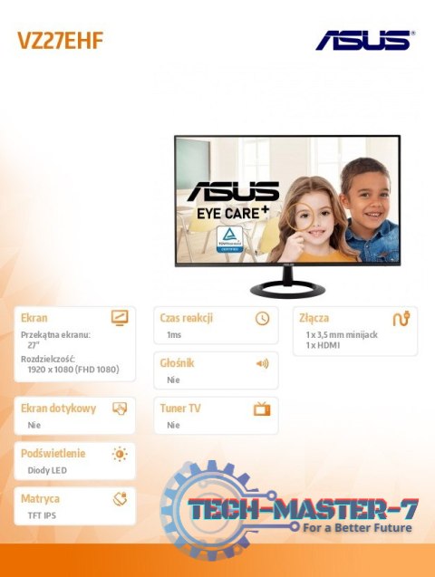 Monitor 27 cali VZ27EHF Monitor 27 cali VZ27EHF