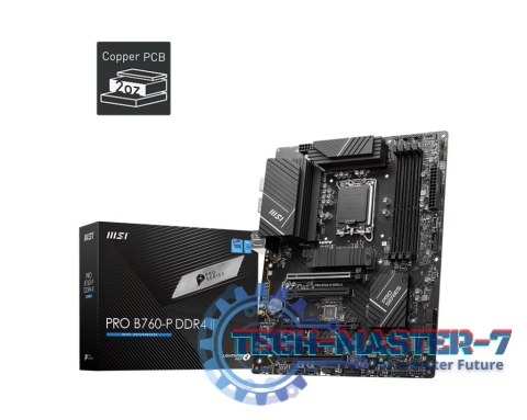 Płyta główna PRO B760-P DDR4 II s1700 4DDR4 DP/HDMI ATX Płyta główna PRO B760-P DDR4 II s1700 4DDR4 DP/HDMI ATX