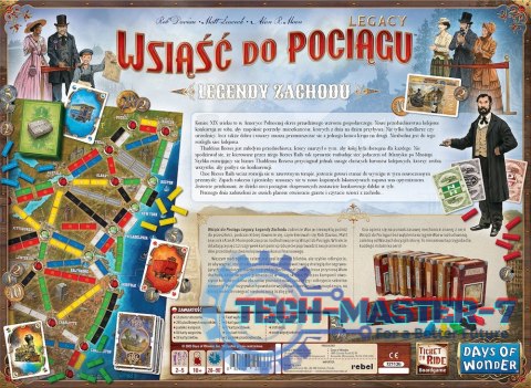Gra Wsiąść do Pociągu: Legacy - Legendy Zachodu Gra Wsiąść do Pociągu: Legacy - Legendy Zachodu