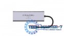 Hub 7-in-1 USB-C USB3.2 Gen1. Type-C, 3xUSB-A HDMI, SD, microSD slot. PD 100W