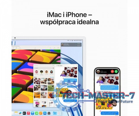 IMac 24 cale: M3 8/10, 8GB, 256GB SSD - Niebieski IMac 24 cale: M3 8/10, 8GB, 256GB SSD - Niebieski