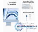IMac 24 cale: M3 8/10, 8GB, 256GB SSD - Niebieski