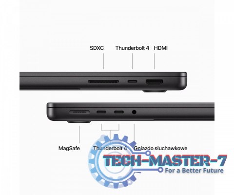 MacBook Pro 14,2 cali: M3 Max 14/30, 36GB, 1TB - Gwiezdna czerń MacBook Pro 14,2 cali: M3 Max 14/30, 36GB, 1TB - Gwiezdna czerń