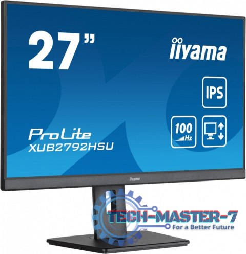 Monitor ProLite XUB2792HSU-B6 27 cali IPS,HDMI,DP,100Hz,SLIM,4xUSB3.2,PIVOT, HAS(150mm),2x2W Monitor ProLite XUB2792HSU-B6 27 cali IPS,HDMI,DP,100Hz,SLIM,4xUSB3.2,PIVOT, HAS(150mm),2x2W