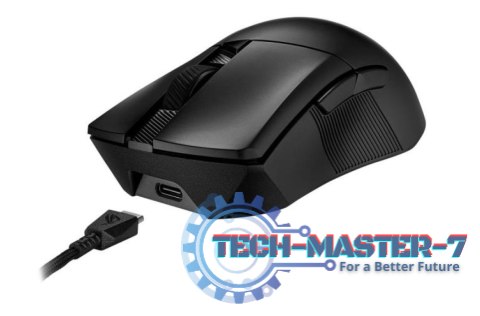 Mysz ROG Gladius III AmPoint 36K DPI/RF/BT/Bezprzewodowa/Czarna 90MP02Y0-BMUA01 Mysz ROG Gladius III AmPoint 36K DPI/RF/BT/Bezprzewodowa/Czarna 90MP02Y0-BMUA01