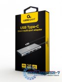 Adapter USB-C Hub USB-C PD HDMI x2 USB 3.0x3