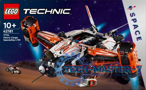 Klocki Technic 42181 Transportowy statek kosmiczny VTOL LT81 Klocki Technic 42181 Transportowy statek kosmiczny VTOL LT81