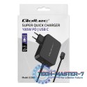 Ładowarka GaN Power Pro | 1xUSB-C | 100W | 5-20V | 3-5A | Czarna