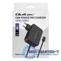 Ładowarka GaN Power Pro | 1xUSB-C | 45W | 5-20V | 2.25-3A | Czarna