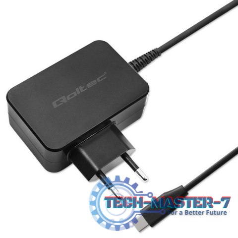 Ładowarka GaN Power Pro | 1xUSB-C | 45W | 5-20V | 2.25-3A | Czarna Ładowarka GaN Power Pro | 1xUSB-C | 45W | 5-20V | 2.25-3A | Czarna