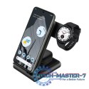 Ładowarka bezprzewodowa 3w1 do iPhone, Samsung & Android, Galaxy Watch i słuchawek TWS