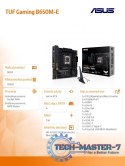 Płyta główna TUF Gaming B650M-E WIFI AM5 4DDR5 HDMI mATX