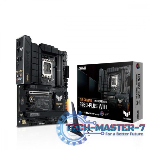 Płyta główna TUF Gaming B760-PLUS WIFI s1700 4DDR5 ATX Płyta główna TUF Gaming B760-PLUS WIFI s1700 4DDR5 ATX