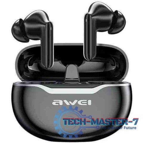 Słuchawki stereo Bluetooth T50 ENC TWS Czarne Słuchawki stereo Bluetooth T50 ENC TWS Czarne