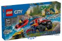 Klocki City 60412 Terenowy wóz strażacki z łodzią ratunkową