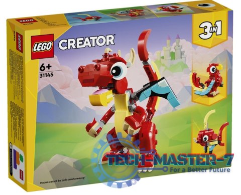 Klocki Creator 31145 Czerwony smok Klocki Creator 31145 Czerwony smok