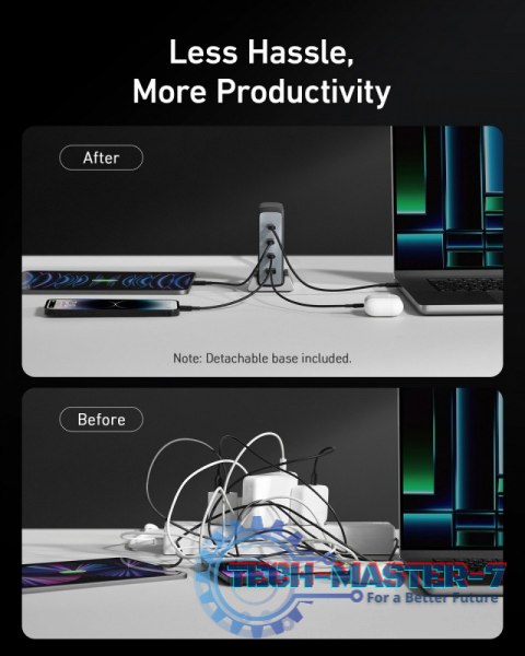 Ładowarka 749 GaNPrime 240W USB-C x 3 USB-A x 1 Ładowarka 749 GaNPrime 240W USB-C x 3 USB-A x 1