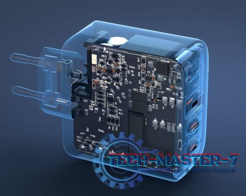 PA-B6T Black Omnia II GaN ładowarka sieciowa 3xUSB (2xUSB C+ 1xUSB A) 65W QC PD PA-B6T Black Omnia II GaN ładowarka sieciowa 3xUSB (2xUSB C+ 1xUSB A) 65W QC PD