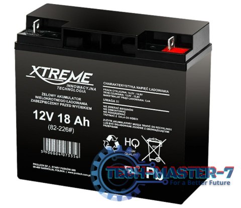 Akumulator żelowy 12V 18Ah XTREME