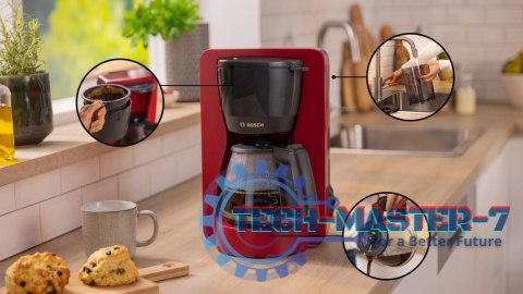 Ekspres przelewowy MyMoment TKA2M114 czerwony Ekspres przelewowy MyMoment TKA2M114 czerwony