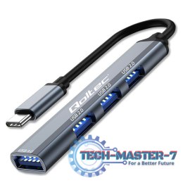 HUB adapter USB-C 3.1 4w1 | USB 3.0 | 3x USB 2.0