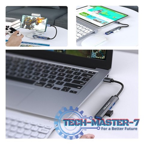 HUB adapter USB-C 3.1 4w1 | USB 3.0 | 3x USB 2.0 HUB adapter USB-C 3.1 4w1 | USB 3.0 | 3x USB 2.0