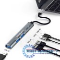 HUB adapter USB-C 3.1 5w1 | USB-C PD | USB-C | 2x USB 2.0 | USB 3.0