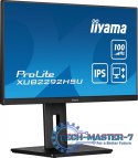 Monitor 21.5 cala XUB2292HSU-B6 IPS,100Hz,FreeSync,PIVOT,0.4ms,HDMI, DP,4xUSB(3.2),2x2W,HAS(150mm)