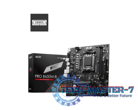 Płyta główna PRO B650M-B AM5 2DDR5 HDMI mATX Płyta główna PRO B650M-B AM5 2DDR5 HDMI mATX