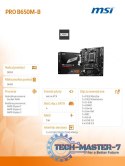 Płyta główna PRO B650M-B AM5 2DDR5 HDMI mATX