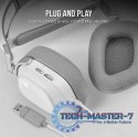 Słuchawki HS80 RGB USB Wired White