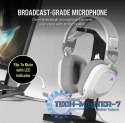 Słuchawki HS80 RGB USB Wired White