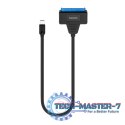 Adapter USB-C 3.1 Gen 1 (M) - SATA (F) do dysków 2.5 cala, AK-69